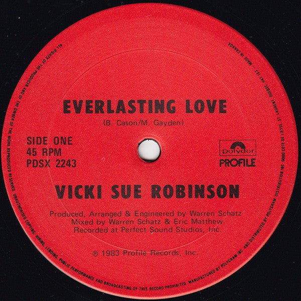 Everlasting Love Vicki Sue Robinson