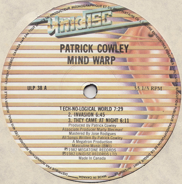 Mind Warp Patrick Cowley