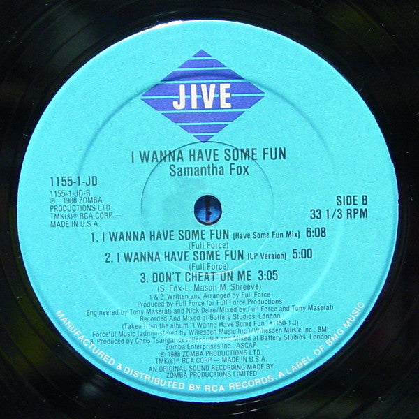 I Wanna Have Some Fun Samantha Fox