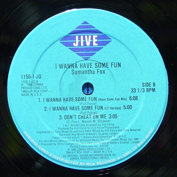 I Wanna Have Some Fun Samantha Fox