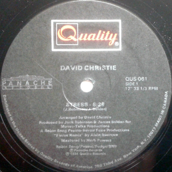 Stress David Christie