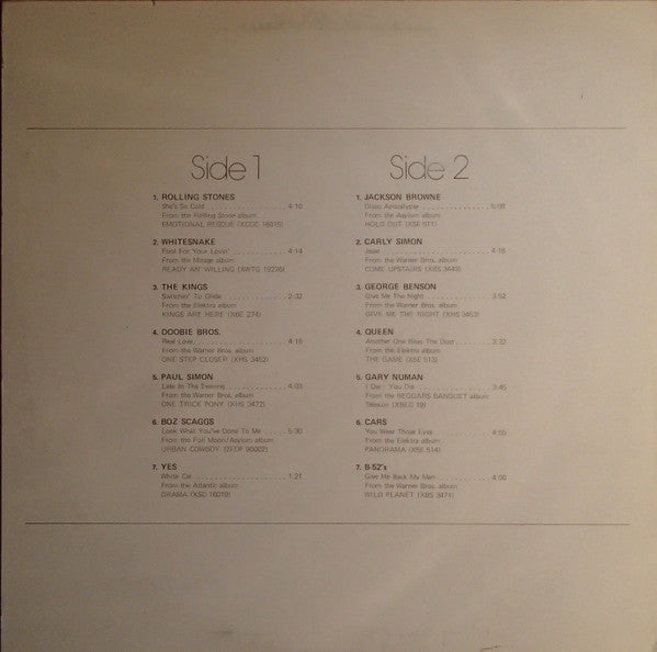 WEA Sampler Volume 1 Various