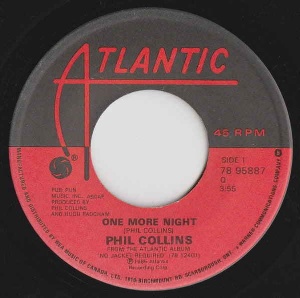 One More Night Phil Collins