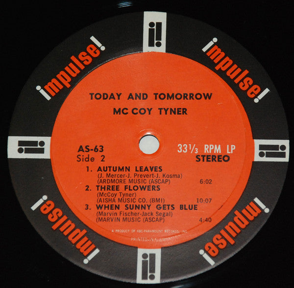 Today And Tomorrow McCoy Tyner