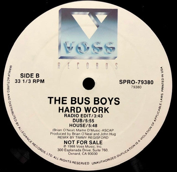 Hard Work The Bus Boys