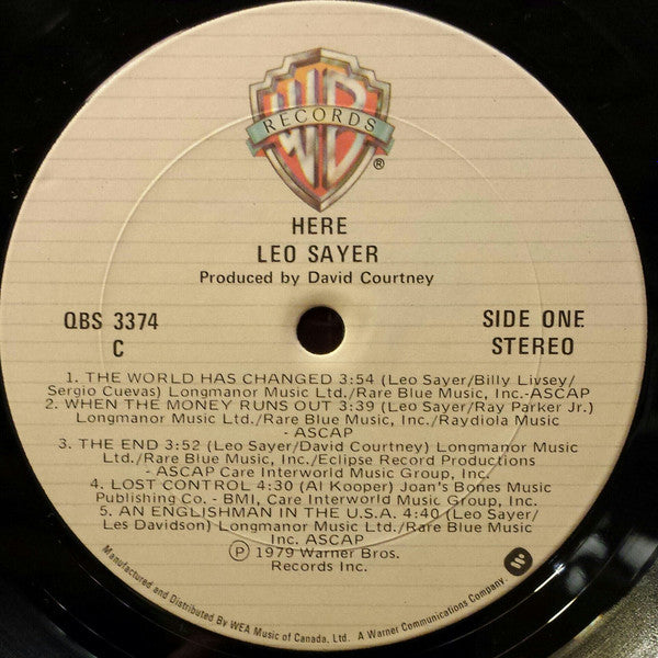 Here Leo Sayer