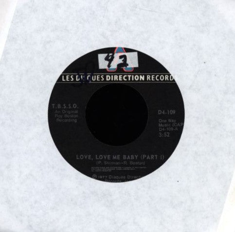 T.B.S.S.O.* - Love, Love Me Baby