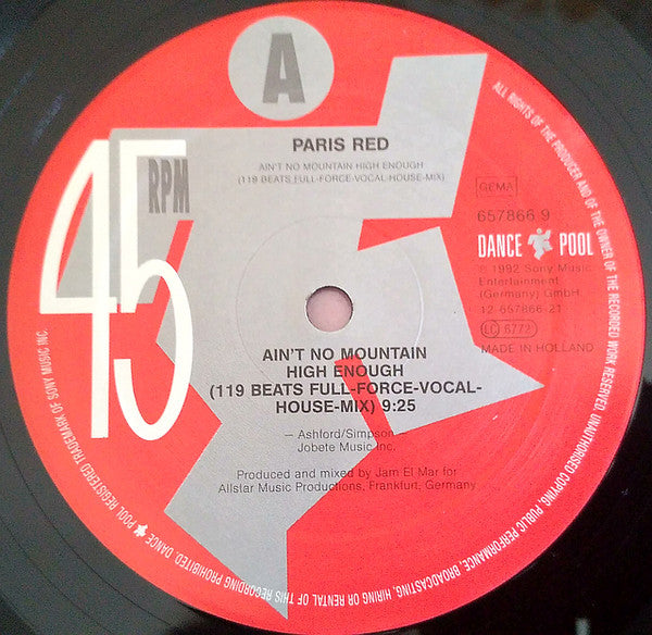 Ain't No Mountain High Enough Remix Paris Red