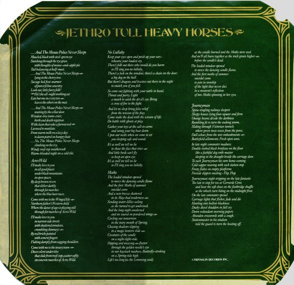 Heavy Horses Jethro Tull