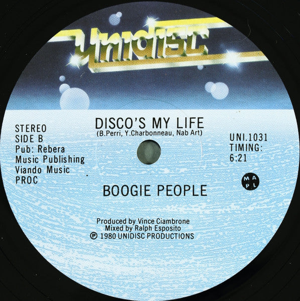Traffic Breakdown / Disco's My Life Boogie People