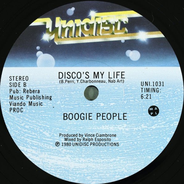 Traffic Breakdown / Disco's My Life Boogie People
