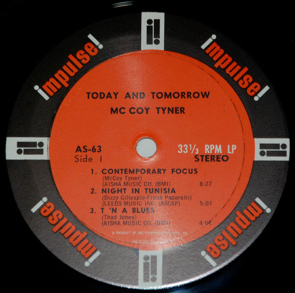 Today And Tomorrow McCoy Tyner