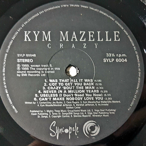 Crazy Kym Mazelle
