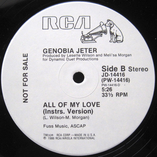 All Of My Love Genobia Jeter