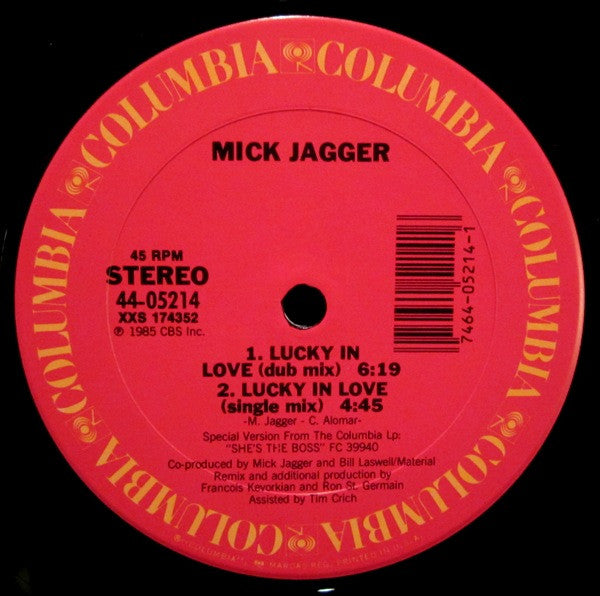 Lucky In Love 2 Mick Jagger