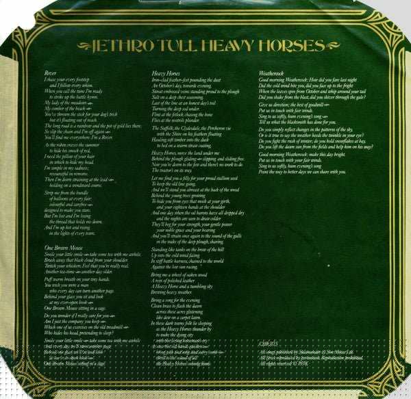 Heavy Horses Jethro Tull