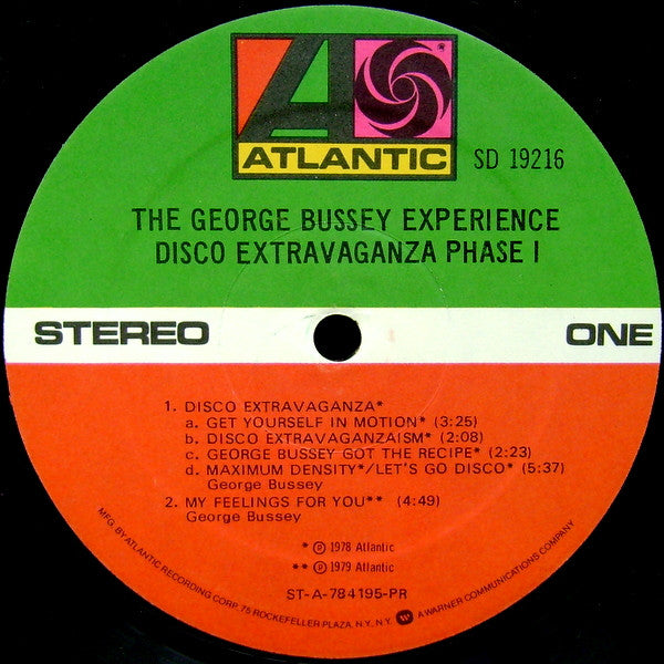 Disco Extravaganza Phase 1 George Bussey Experience