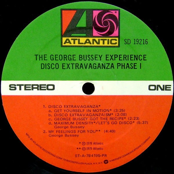 Disco Extravaganza Phase 1 George Bussey Experience