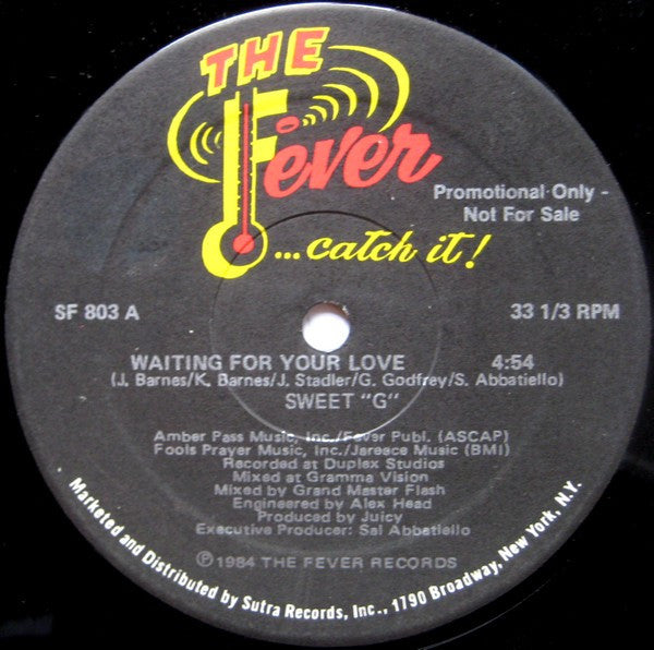 Waiting For Your Love Sweet G