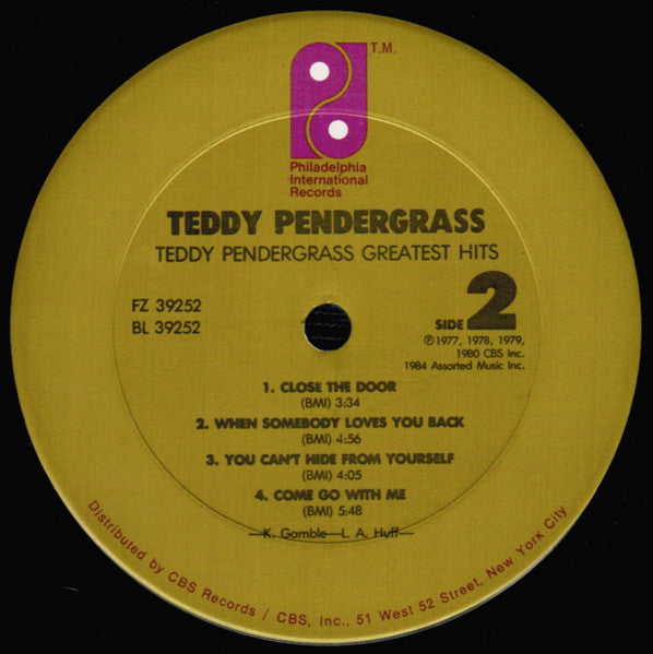 Greatest Hits Teddy Pendergrass