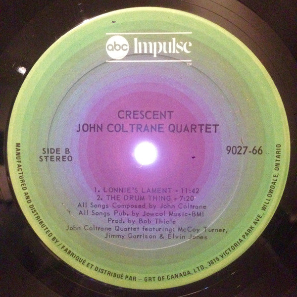 Crescent The John Coltrane Quartet