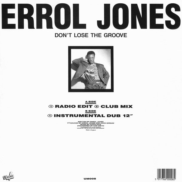 Don't Lose The Groove Errol Jones