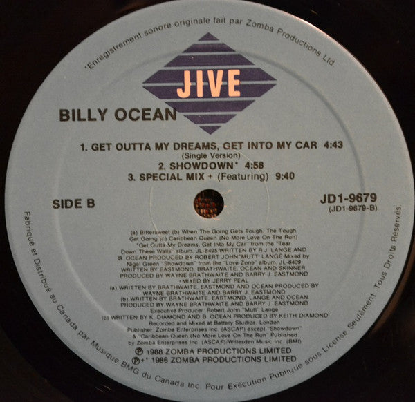 Sors de mes rêves, monte dans ma voiture Billy Ocean