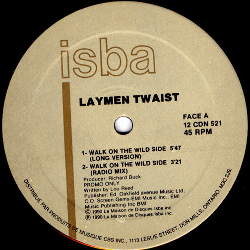 Walk On The Wild Side Laymen Twaist