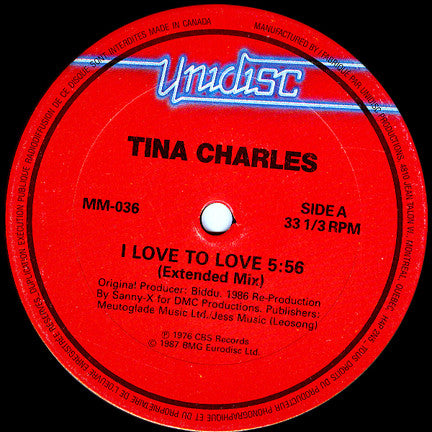 I Love To Love / Sunburn Tina Charles,Biddu Orchestra