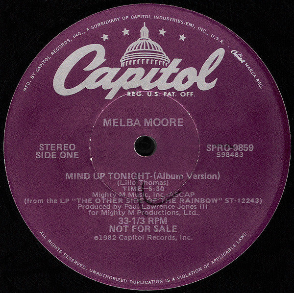 Mind Up Tonight Melba Moore