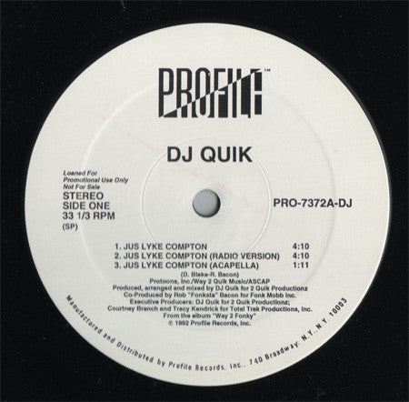 Jus Lyke Compton DJ Quik