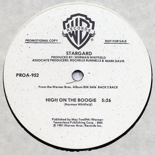 High On The Boogie / Come Alive Stargard,Donald O'Conner