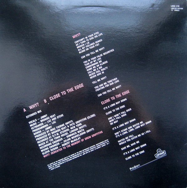 Why? 3 Bronski Beat