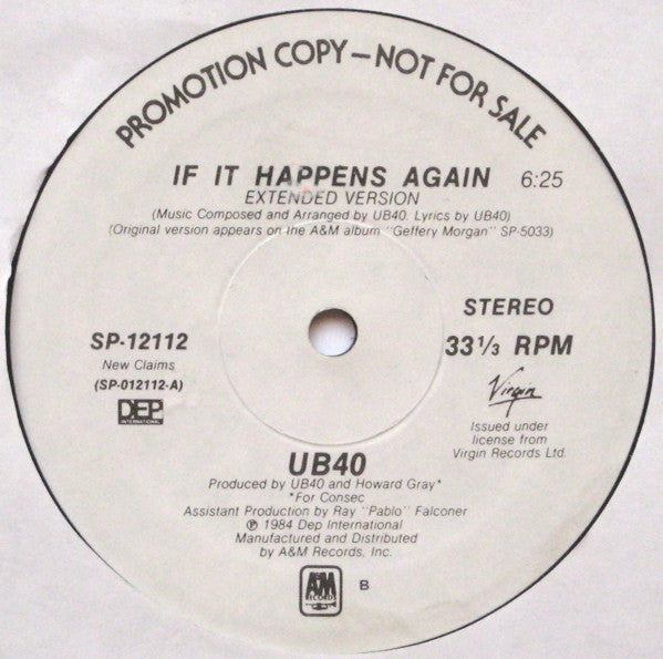 If It Happens Again UB40