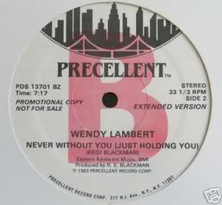 Never Without You (Just Holding You) Wendy Lambert