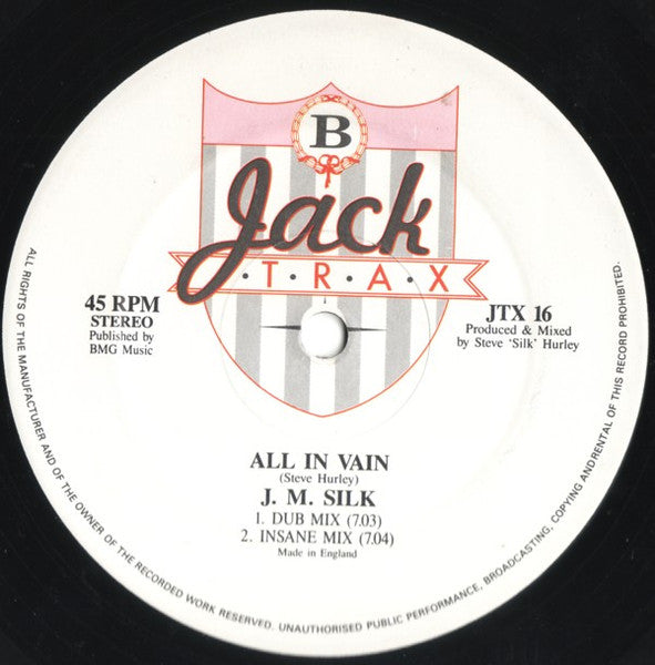 All In Vain J.M. Silk