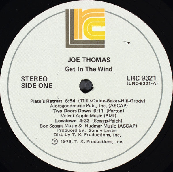 Get In The Wind Joe Thomas