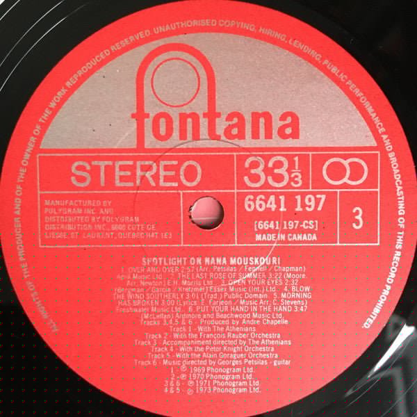 Spotlight On Nana Mouskouri | Rectangle Triangle