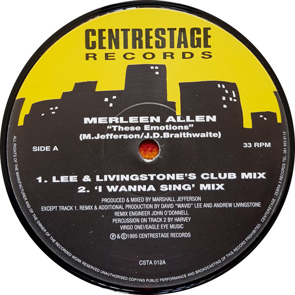 Merleen Allen - These Emotions