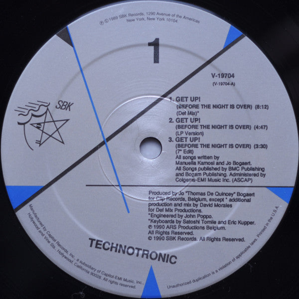 Get Up! (Before The Night Is Over) Technotronic
