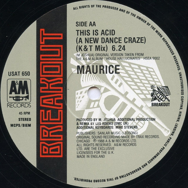 This Is Acid (A New Dance Craze) Maurice Joshua