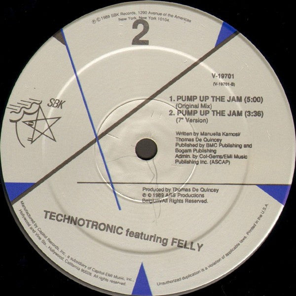 Rectangle Triangle Pump Up The Jam 2 music album cover with vibrant abstract artwork and bold typography.