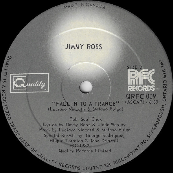 Fall In To A Trance Jimmy Ross