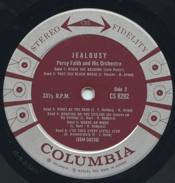 Jealousy 2 Percy Faith & His Orchestra
