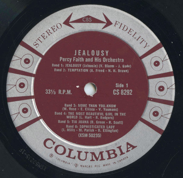 Jealousy 2 Percy Faith & His Orchestra