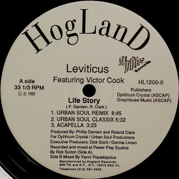 Leviticus (2) Featuring Victor Cook* - Life Story