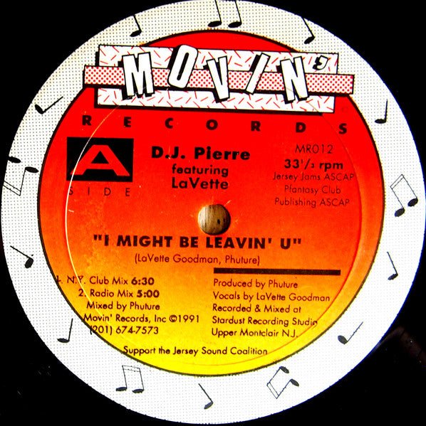 I Might Be Leavin' U DJ Pierre,LaVette