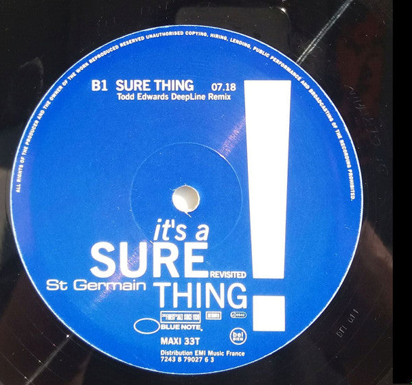 It's A Sure Thing Revisited St Germain