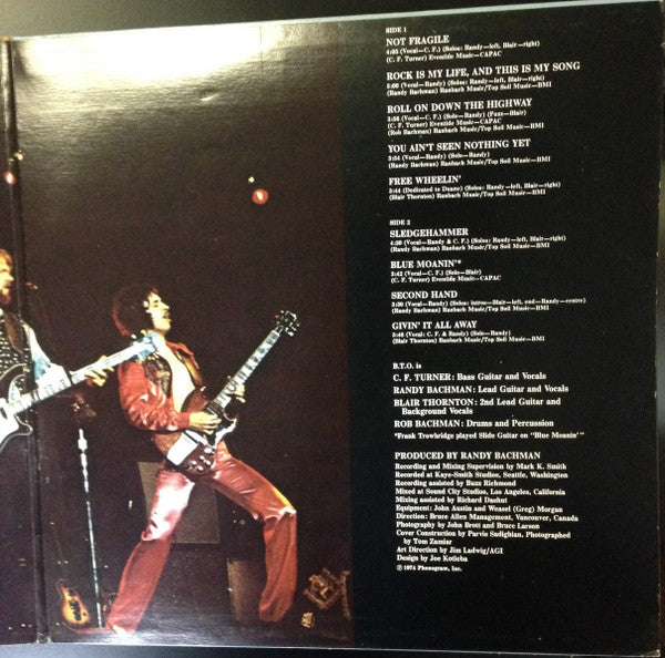 Not Fragile Bachman-Turner Overdrive