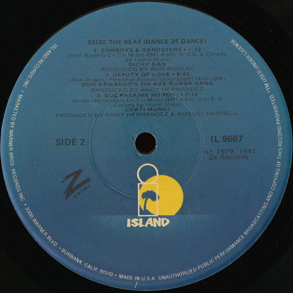 Seize The Beat (Dance Ze Dance) Various